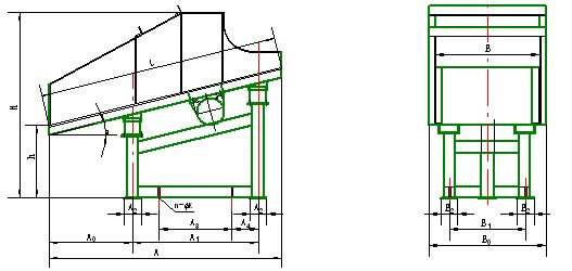 振動放礦機示意圖